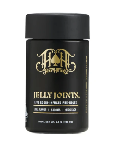Heavy Hitters - Heavy Hitters | Durban Poison x Catch A Cloud | Live Rosin Jelly Infused Pre-Roll 5pk | 2.5g Main Image