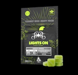 Kiwi Melon x Green Crack -Sativa- 20:10 THC:THCV |100mg THC 5pk Gummies (Edibles) | Heavy Hitters       -n/a bin