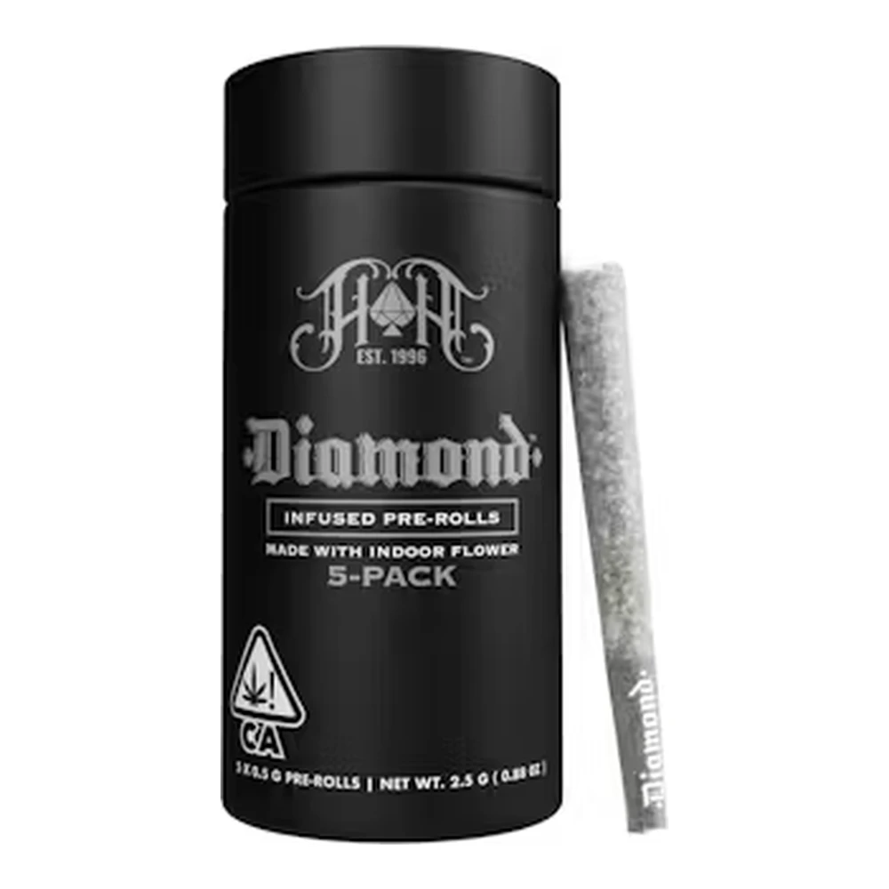 Heavy Hitters - Heavy Hitters | Mountain Mist | Diamond Infused Pre-Roll 5pk | 2.5g Main Image