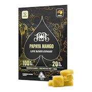 Heavy Hitters | Papaya Mango | Live Rosin Gummies | 100mg