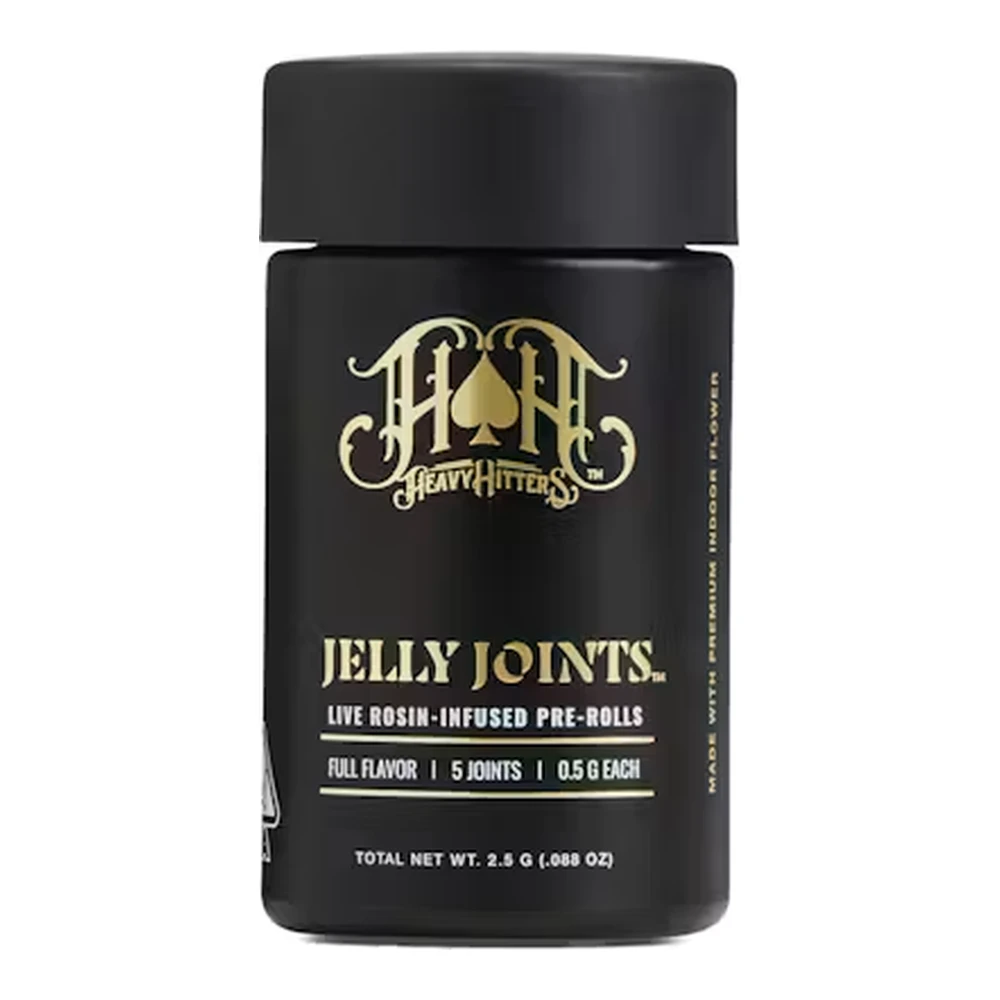 Heavy Hitters - Heavy Hitters | Purple Chemdawg x Sticky Papaya | Live Rosin Jelly Infused Pre-Roll 5pk | 2.5g Main Image