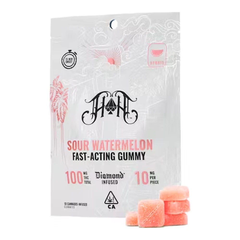 Heavy Hitters - Heavy Hitters | Sour Watermelon | Fast Acting Gummies | 100mg Main Image