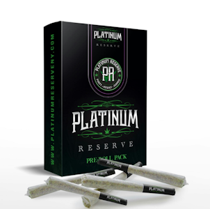 PLATINUM RESERVE - Platinum reserve- Heavy OG - 5pk prerolls .5g each