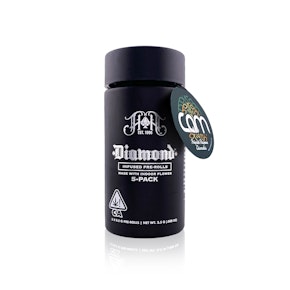 HEAVY HITTERS - Infused Preroll - Kush Mints - Diamond - 5 Pack - 2.5G