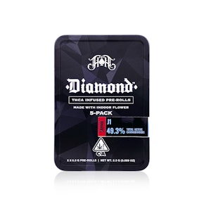 HEAVY HITTERS - Infused Preroll - J1 - Diamond - 5-Pack - 2.5G