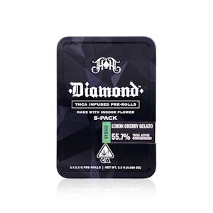 HEAVY HITTERS - HEAVY HITTERS - Infused Preroll - Lemon Cherry Gelato - Diamond - 5-Pack - 2.5G