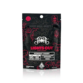 HEAVY HITTERS - Edible - Midnight Cherry - THC:CBN - 1:1 - Gummies - 100MG