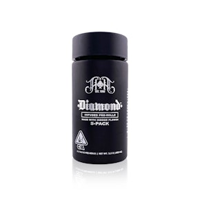 HEAVY HITTERS - Infused Preroll - Fig Bar - Diamond - 5-Pack - 2.5G