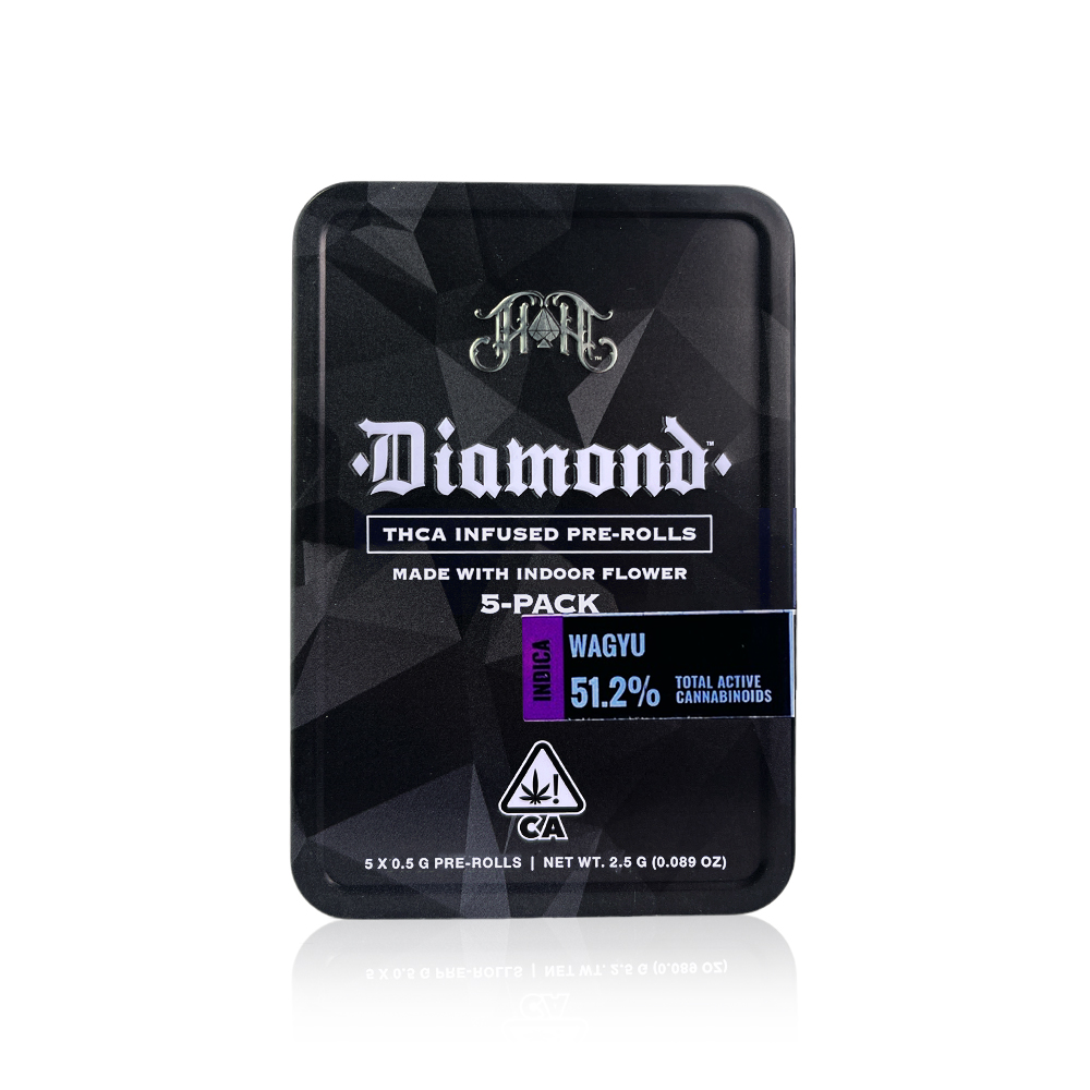 HEAVY HITTERS - Infused Preroll - Wagyu - Diamonds - 5Pac...