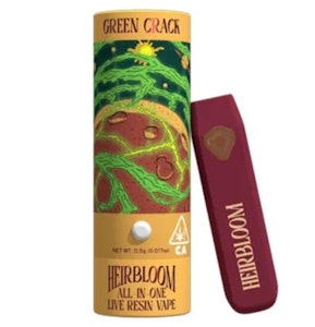 CANNABIOTIX - Heirbloom - Green Crack - 0.5g All In One Vape