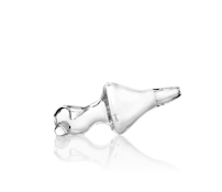 Helix Small Classic Hand Pipe - Clear