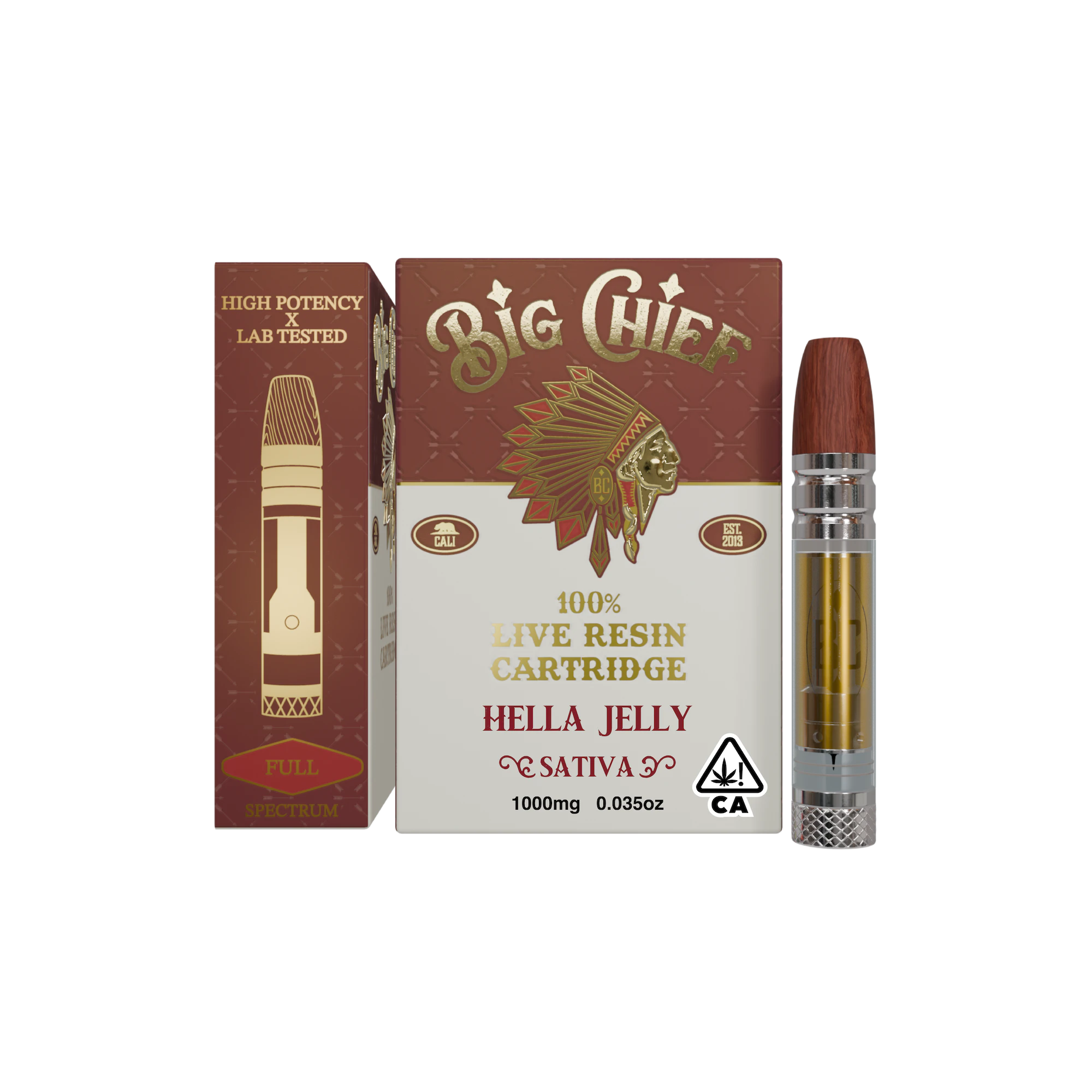 Big Chief Extracts - Helly Jelly (S) | 1g Live Resin Cart | Big Chief Main Image