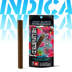 Hellavated - Raspberry Blitz, Flavored Infused Blunt, 2.5g