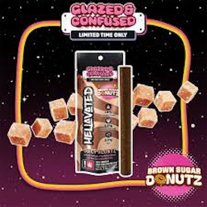 Hellavated - Hellavated Juicy Bluntz Brown Sugar Donutz 2.5G Flavored Infused Blunt