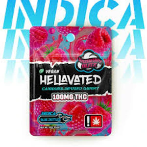 Hellavated - Hellavated Razberry Blitz 100mg Gummy