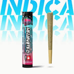 Hellavated - Hellavated Juicy Stickz Razberry Blitz .75G Infused Flavored Pre-Roll