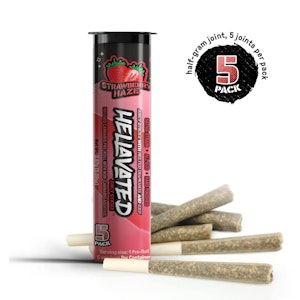 Hellavated - Hellavated Juicy Stickz Strawberry Haze Flavored Infused Pre-Roll 5 Pack