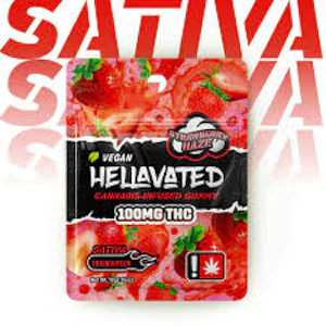 Hellavated - Hellavated Strawberry Haze 100mg Gummy