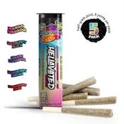 Hellavated Juicy Stickz Variety Flavored Infused Pre-Roll 5 Pack