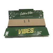 King Size Slim Rolling Papers | 33pk Organic Hemp 4inch Papers | Vibes