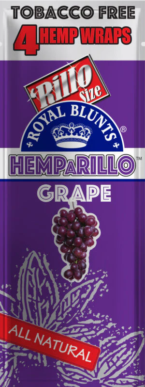 Royal Blunts - Hemparillo Wraps 4pk - Grape Main Image