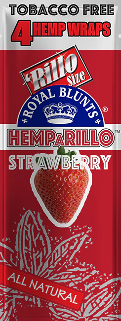 Royal Blunts - Hemparillo Wraps 4pk - Strawberry Main Image