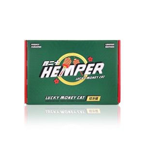 TROPICANNA - HEMPER - Glass - Lucky Money Cat Bong - Limited Edition 