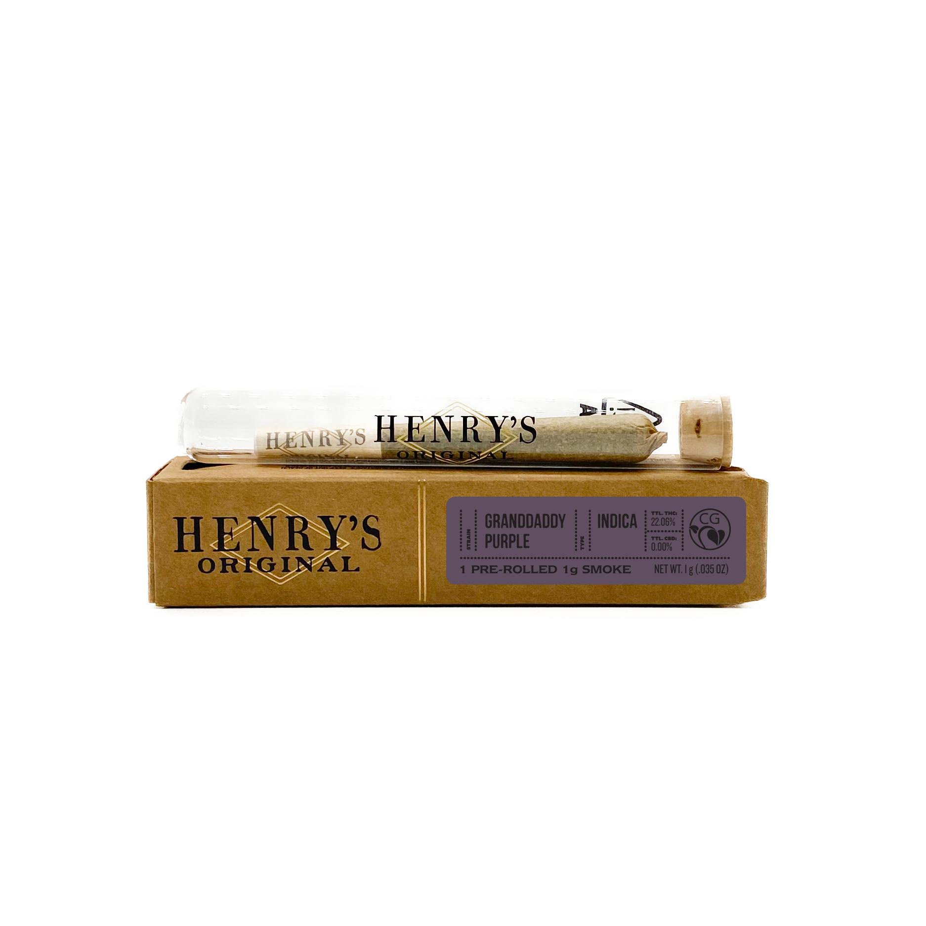 Henry's Original | Granddaddy Purple | Pre-Roll | Single