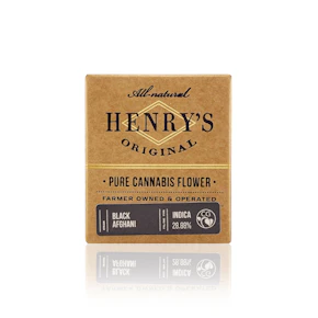 HENRY'S ORIGINAL - Flower - Black Afghani - 3.5G