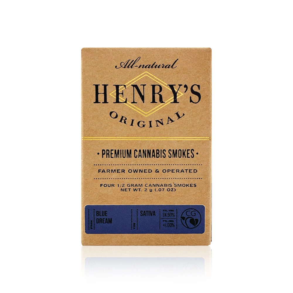 Henry's Original - HENRY'S ORIGINAL - Preroll - Blue Dream - 4-Pack - 2G Main Image