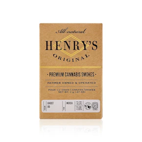 HENRY'S ORIGINAL - Preroll - Ghost OG - 4 Pack - 2G