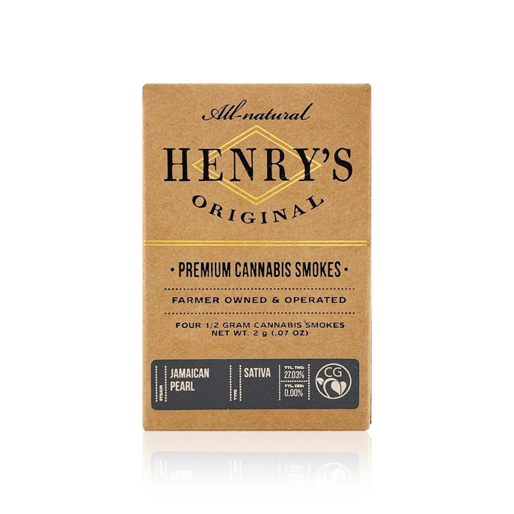 Henry's Original - HENRY'S ORIGINAL - Preroll - Jamaican Pearl - 4-Pack - 2G Main Image
