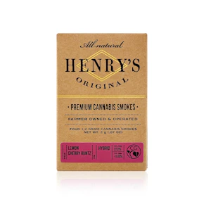 HENRY'S ORIGINAL - Preroll - Lemon Cherry Runtz - 4-Pack - 2G