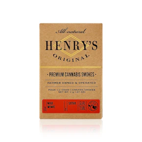HENRY'S ORIGINAL - Preroll - Maui Wowie - 4-Pack - 2G