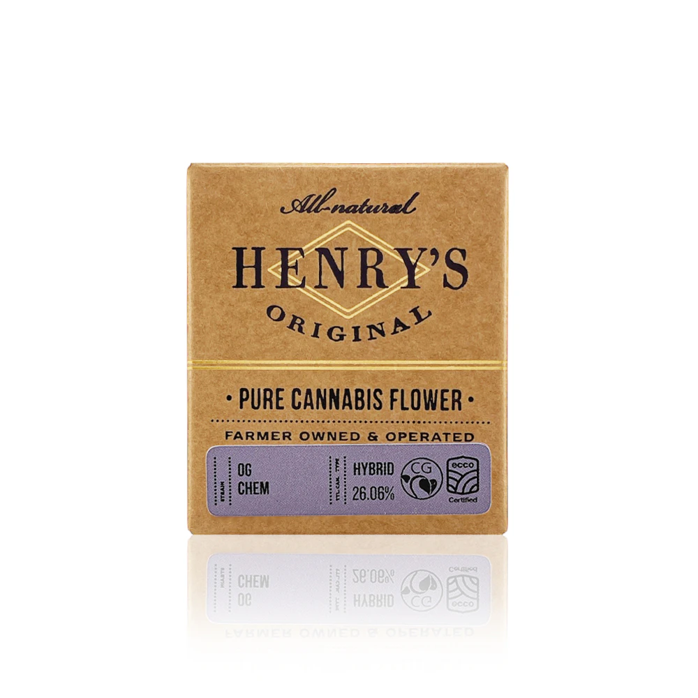 Henry's Original - HENRY'S ORIGINAL - Flower - OG Chem - Jar - 3.5G Main Image