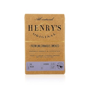 HENRY'S ORIGINAL - Preroll - OG Kush - 4 Pack - 2G