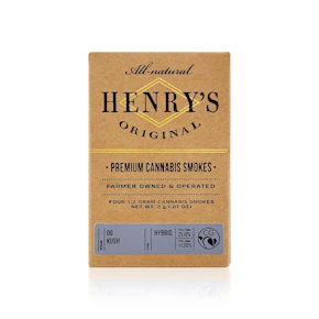 HENRY'S ORIGINAL - Preroll - OG Kush - 4-Pack - 2G