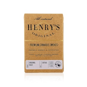 HENRY'S ORIGINAL - Preroll - Original Haze - 4-Pack - 2G