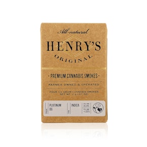 HENRY'S ORIGINAL - Preroll - Platinum OG - 4-Pack - 2G