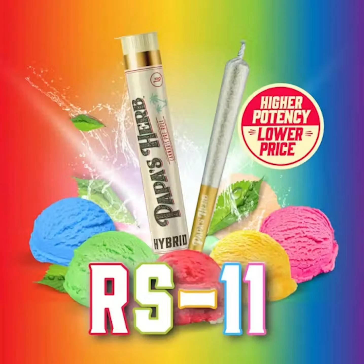 Papa's Herb - Papa's Herb | RS-11 | Premium Indoor | Preroll | 1g Main Image