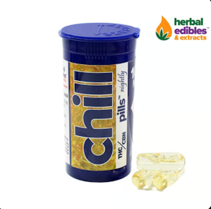 HERBAL EDIBLES AND EXTRACTS - Herbal Edibles - Chill Pills Nightly 1:1 THC:CBN