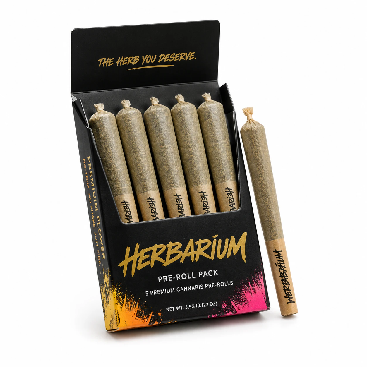 Herbarium - Herbarium | Blueberry Yum Yum | 0.5g 50-pack Pre-Roll (Pre-Roll Leaf) Main Image
