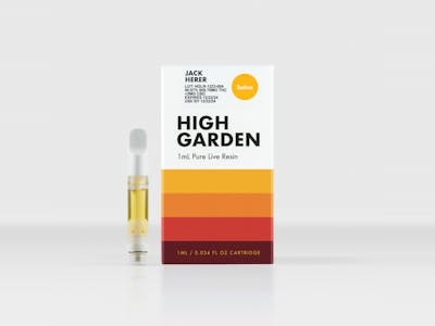HIGH GARDEN - High Garden 1ML Live Resin Cart | Jack Herer |