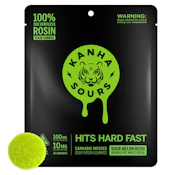 Kanha Sour Melon Rush (H) Rosin Gummies 100mg
