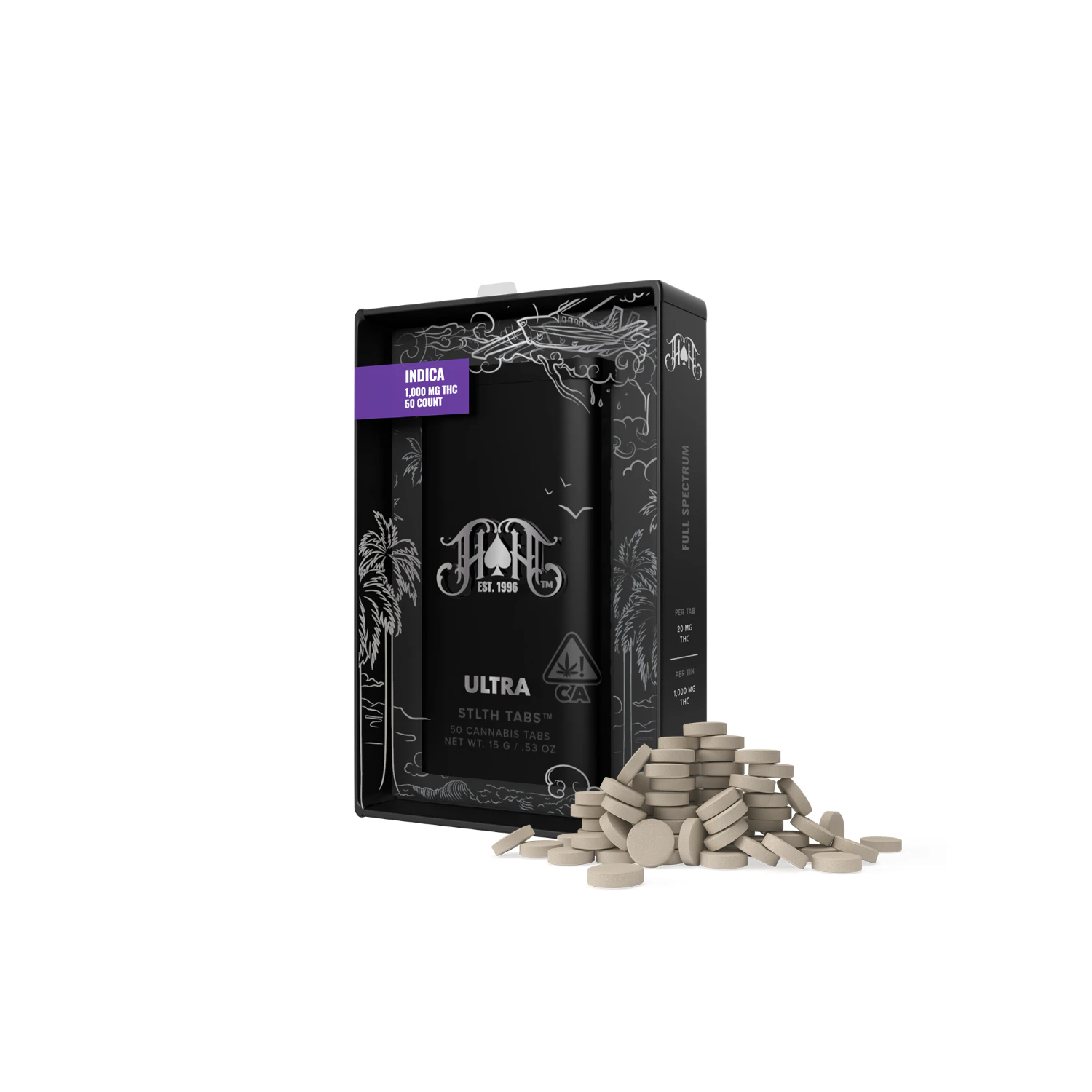 Heavy Hitters - Heavy Hitters - 50pk 1000mg Tablets - Indica Main Image