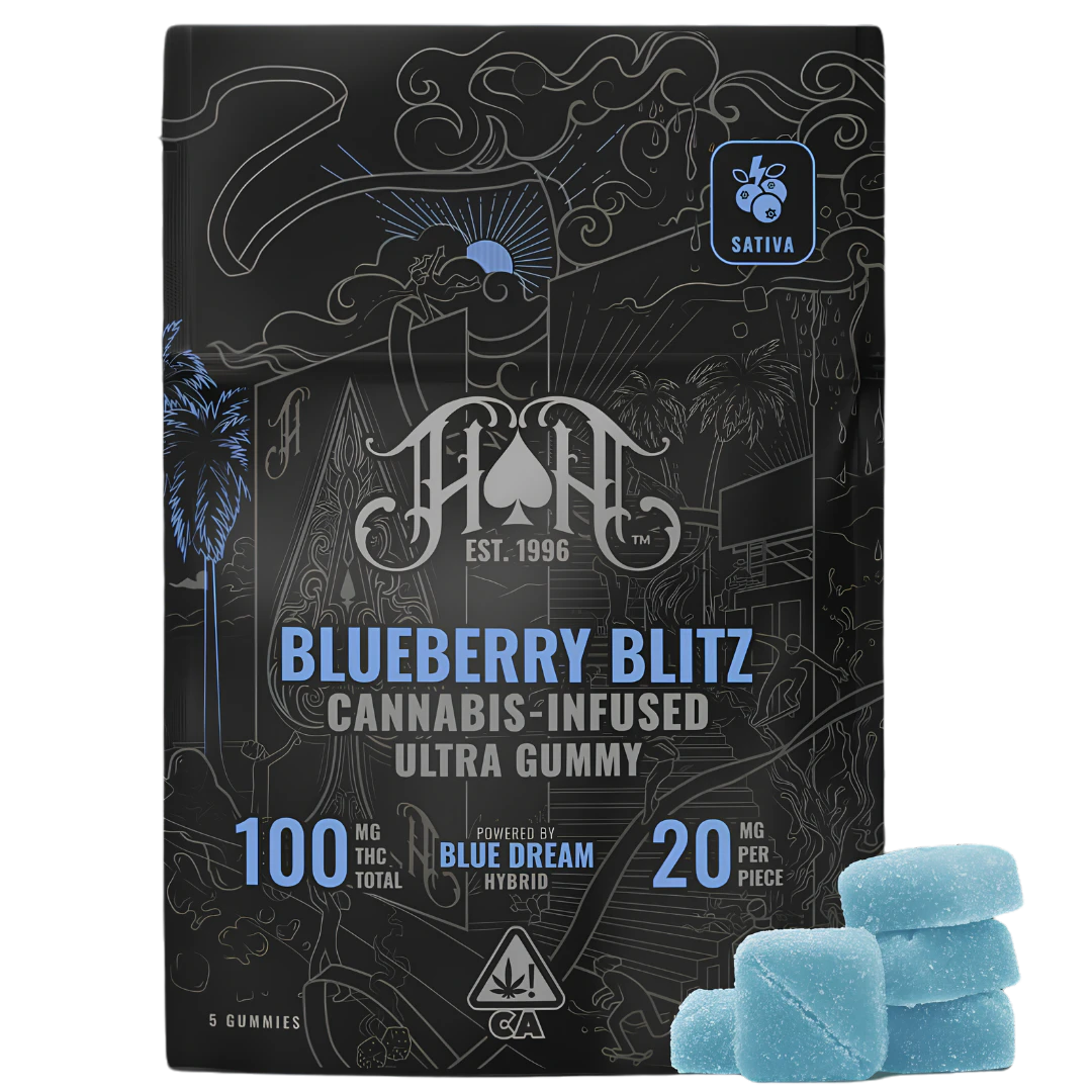 Heavy Hitters - Heavy Hitters - 100mg Gummies - Blueberry Blitz Main Image