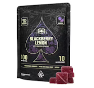 HEAVY HITTERS Blackberry Lemon | Indica - Live Rosin Gummies 100mg THC 10mg 10pcs