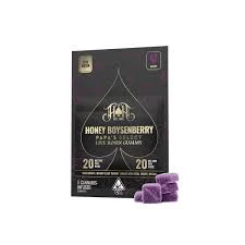 Heavy Hitters - Heavy Hitters - 100mg Live Rosin 1:1 THC:CBN Gummies - Honey Boysenberry Main Image