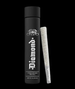 HEAVY HITTERS - Heavy Hitters- 1g Diamond infused Preroll- Purple Mandarin Punch: Hybrid