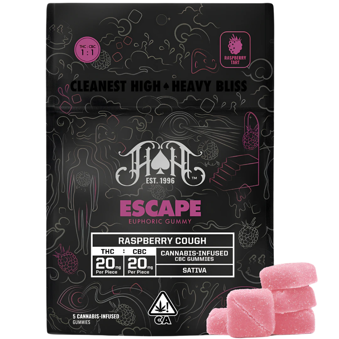 Heavy Hitters - Heavy Hitters - 1:1 THC:CBC Gummies - Raspberry Cough Main Image